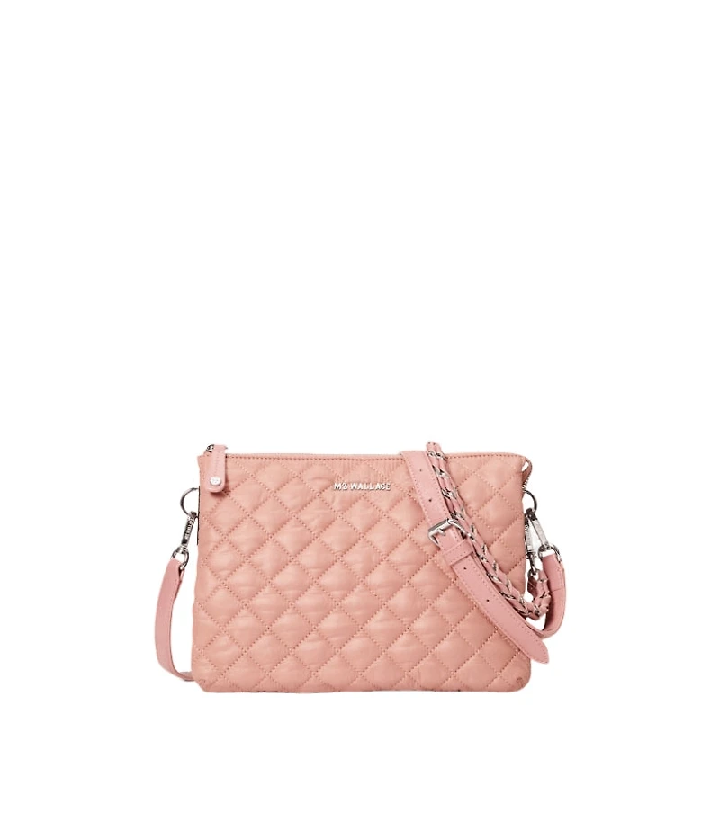 MZ Wallace Dusty Rose Large Crosby Pippa Bag