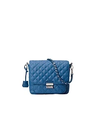MZ Wallace French Blue Medium Crosby Lock Crossbody Bag