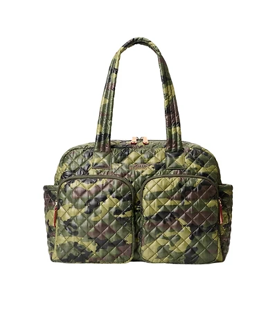MZ Wallace Green Camo Nik Bag