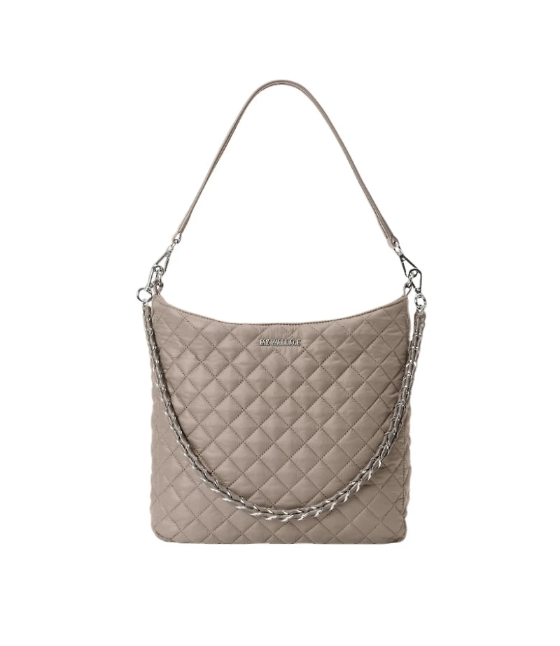 MZ Wallace Morning Dove Crosby Hobo Bag