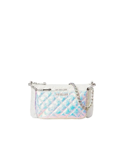 MZ Wallace Opal Chalk Crosby Convertible Crossbody