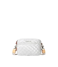 MZ Wallace Oyster Metallic Small Metro Camera Bag