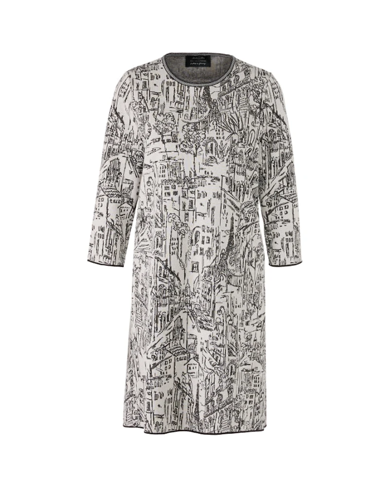 Marc Cain City Jacquard Print Knit Dress