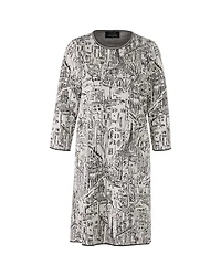 Marc Cain City Jacquard Print Knit Dress