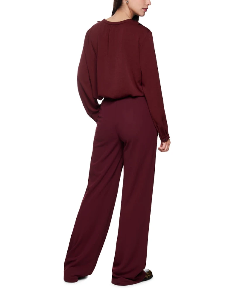 Marc Cain Ruffle Front Long Sleeve Blouse