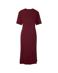 Marc Cain Sporty Chic Side Slit Midi Dress