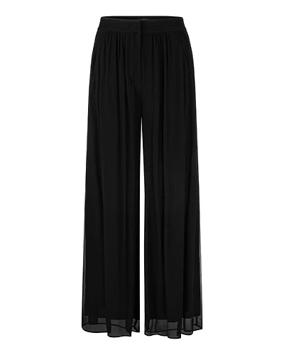 Marc Cain Warangal Drapy Sheer Wide Pants