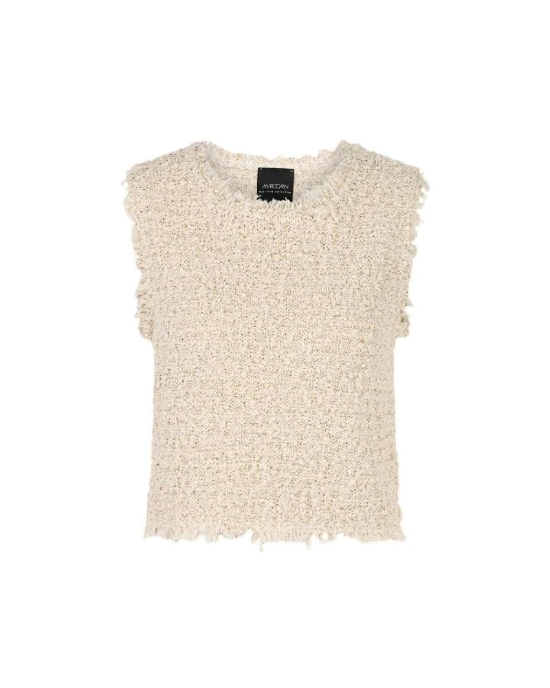 Marc Cain Textured Boucle Fringe Top