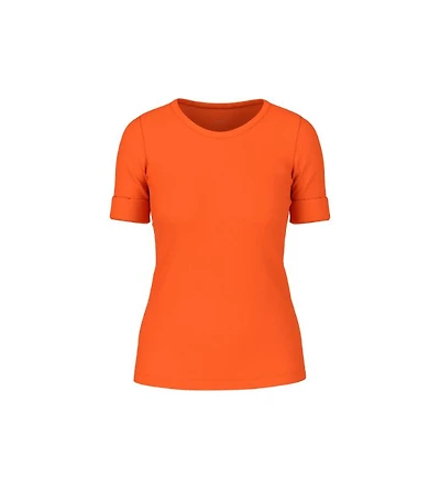 Marc Cain Deep Hokkaido Rib Cotton Tee