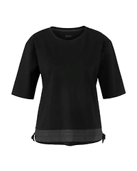 Marc Cain Boxy Tee With Drawstring