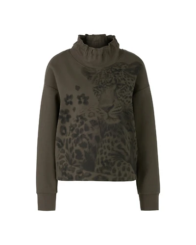 Marc Cain Leopard Print Sweatshirt