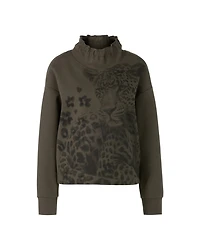 Marc Cain Leopard Print Sweatshirt
