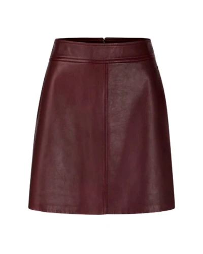 Marc Cain Mini Leather Skirt