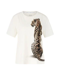 Marc Cain Placed Leopard Print T-Shirt
