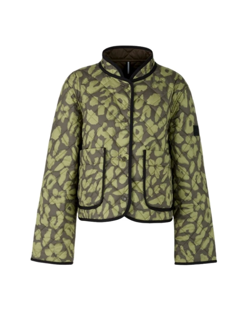 Marc Cain Reversible Print Quilted Jacket