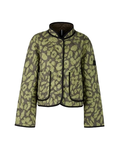 Marc Cain Reversible Print Quilted Jacket