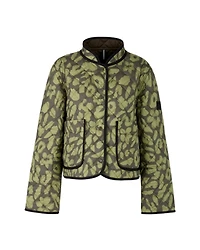 Marc Cain Reversible Print Quilted Jacket