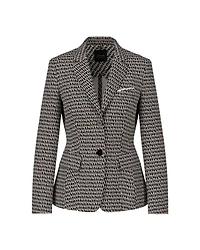 Marc Cain Sprinkles Print Scuba Blazer