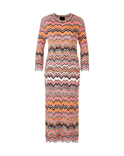 Marc Cain Chevron Design Maxi Dress