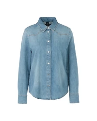 Marc Cain Denim Snap Close Shirt
