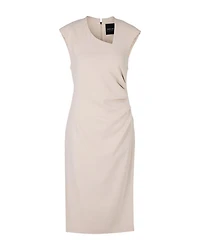 Marc Cain Sleeveless Side Ruched Dress