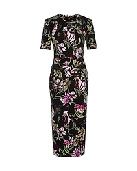 Marc Cain Floral Print Scuba Dress
