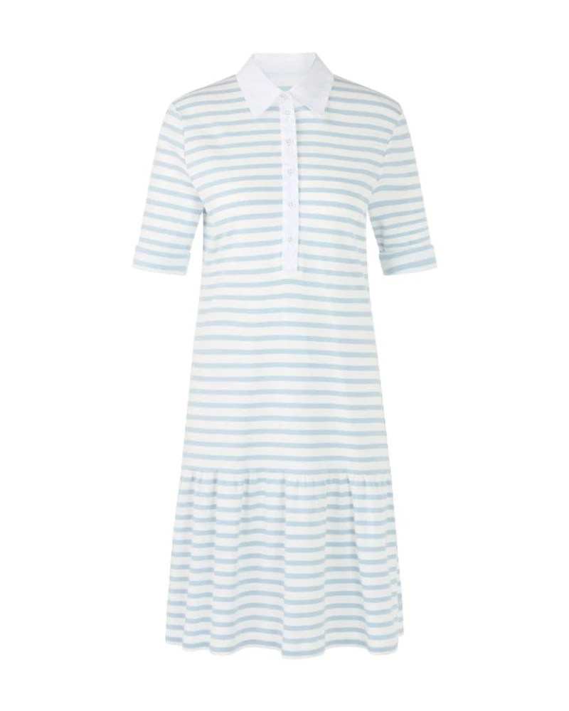 Marc Cain Stripe Polo Dress
