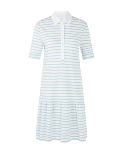 Marc Cain Stripe Polo Dress