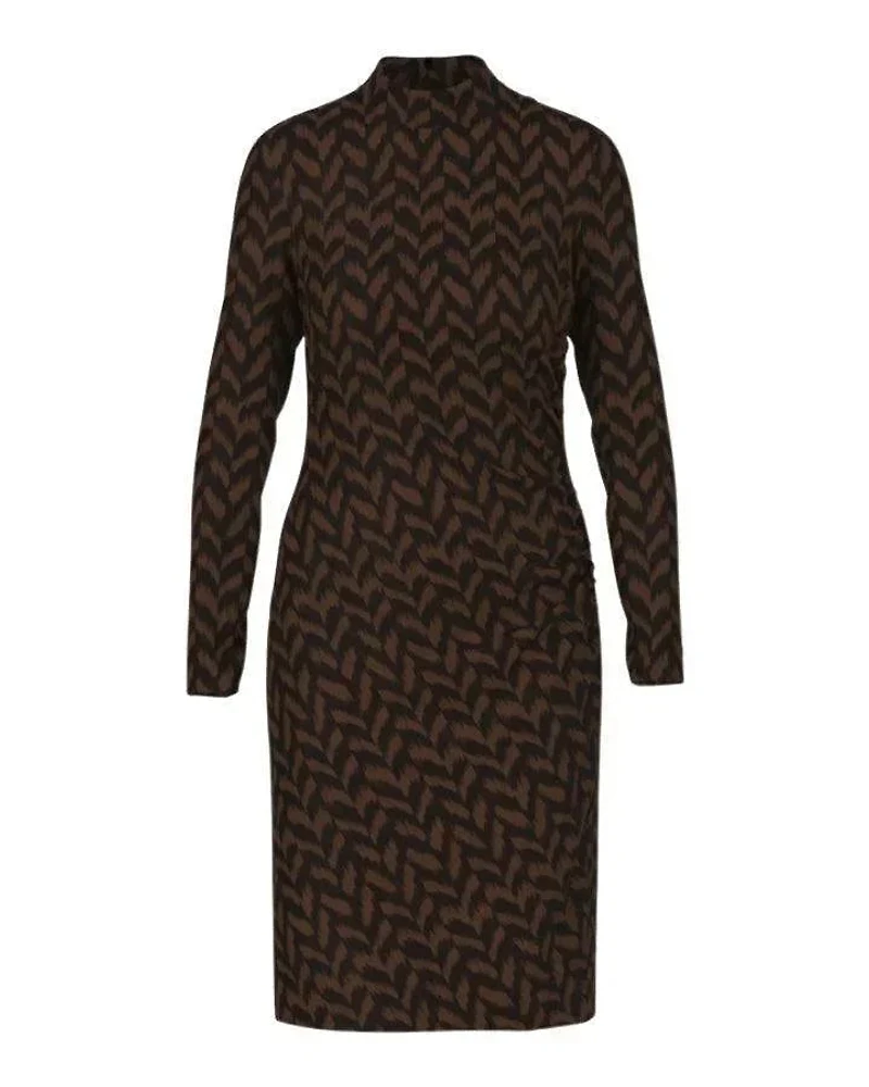 Marc Cain Herringbone Print Dress