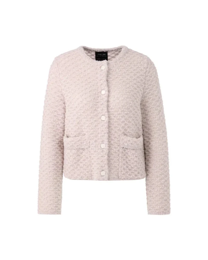 Marc Cain Round Neck Alpaca Blend Knit Jacket