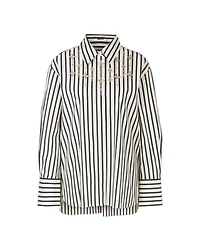 Marc Cain Stripe Jewel Detail Shirt