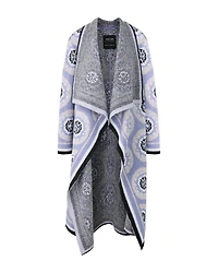 Marc Cain Print Duster Knit Coat