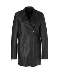 Marc Cain Leather Hip Length Jacket