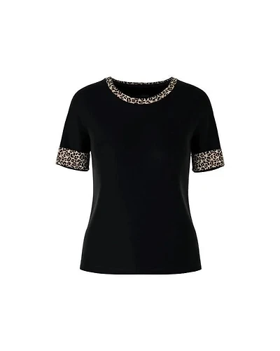 Marc Cain Leopard Trim Tee