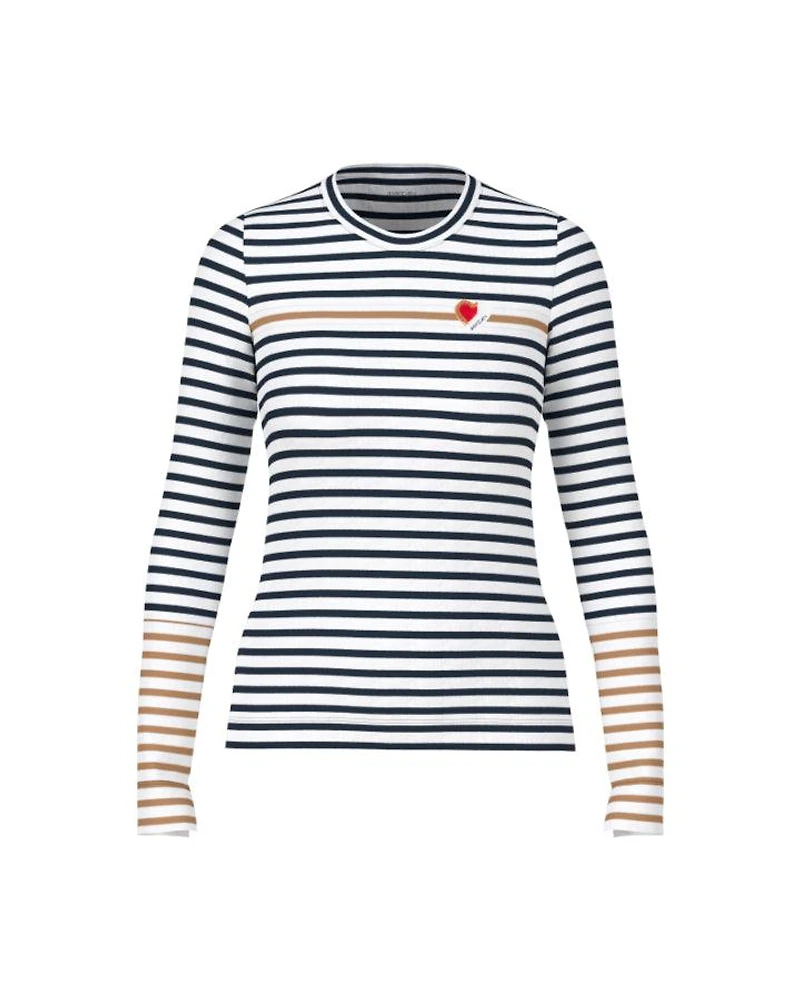 Marc Cain Striped Pattern Long Sleeve Top