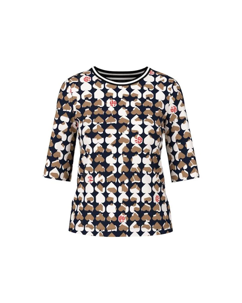Marc Cain Heart Print Jersey Tee