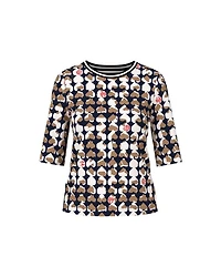 Marc Cain Heart Print Jersey Tee