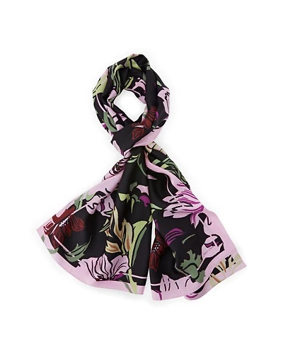 Marc Cain Floral Silk Oblong Scarf