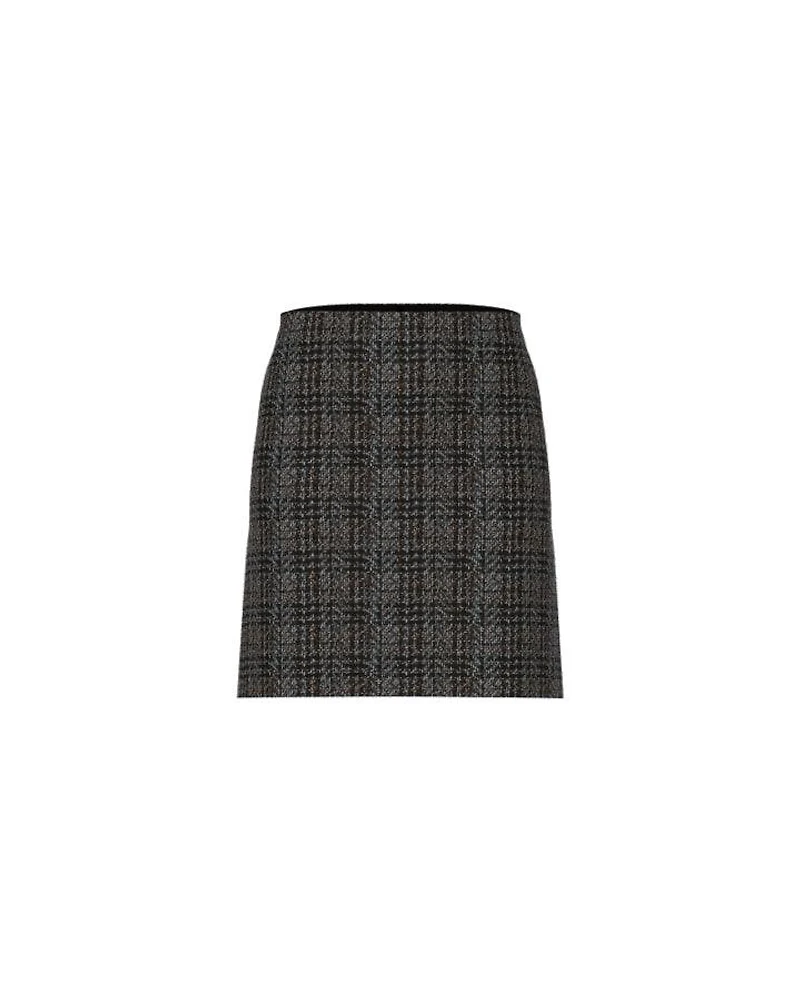 Marc Cain Shadow Check Mini Skirt