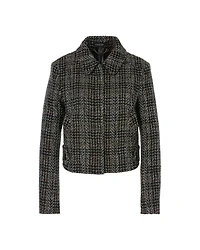 Marc Cain Shadow Check Short Jacket