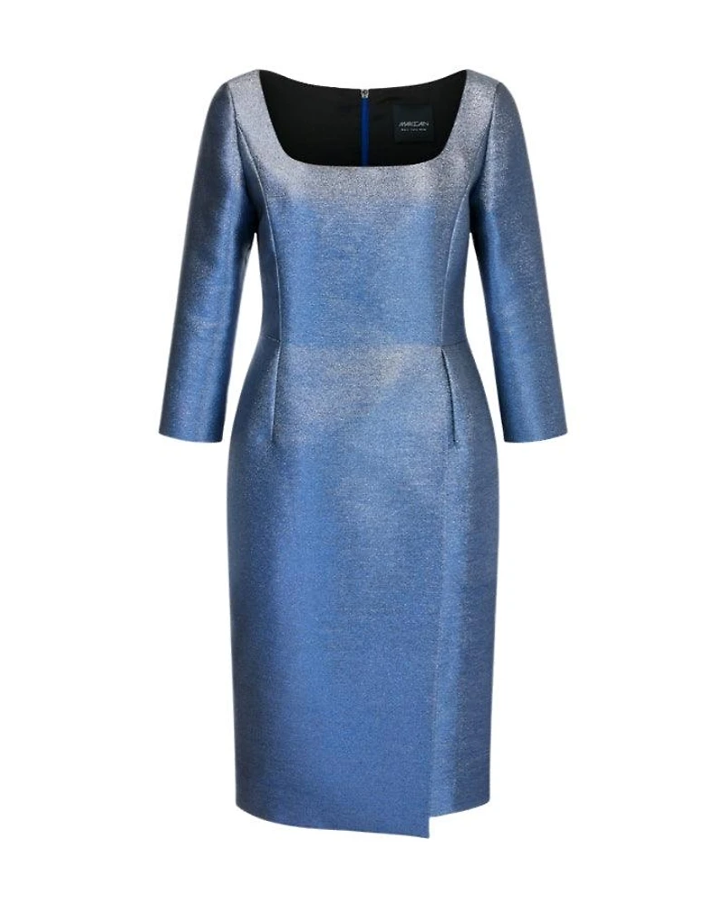 Marc Cain Shimmering Metallic Shine Dress