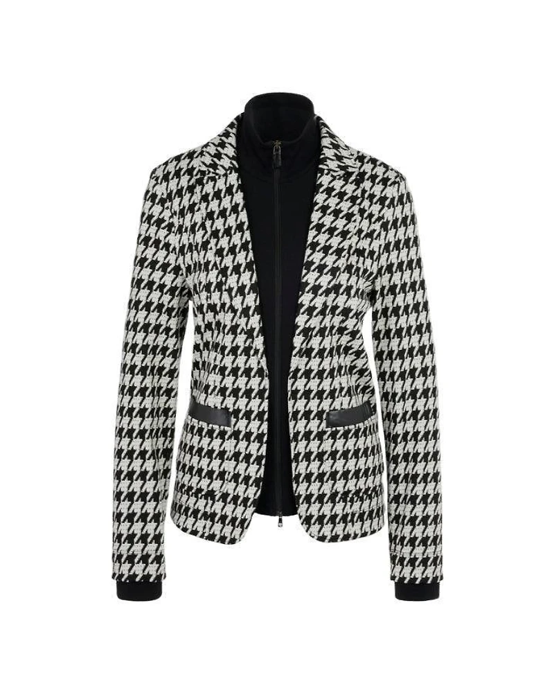 Marc Cain Sporty Checkered Blazer