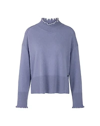 Marc Cain Flutter Neck Cashmere Pullover