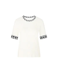 Marc Cain Print Trim Second Skin Top