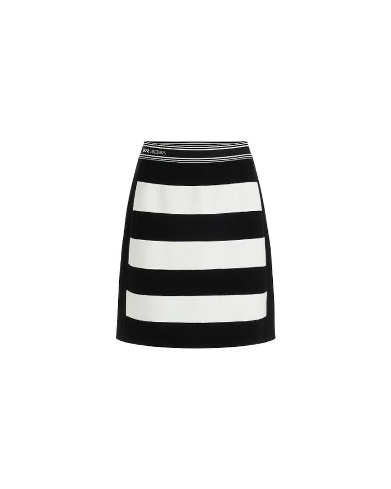 Marc Cain Wide Stripe Mini Skirt