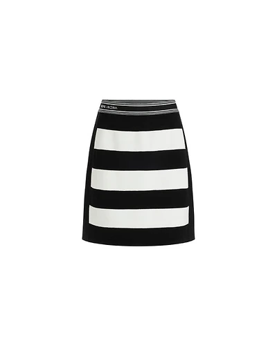 Marc Cain Wide Stripe Mini Skirt