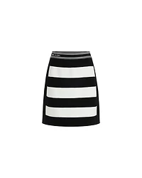 Marc Cain Wide Stripe Mini Skirt