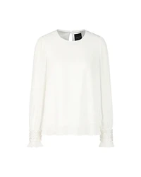 Marc Cain Round Neck Cuff Detail Blouse