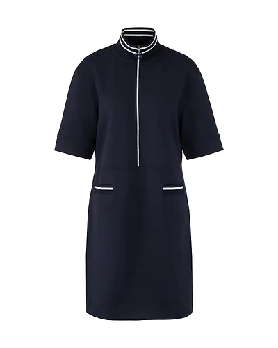 Marc Cain Stand Collar Front Zip Dress