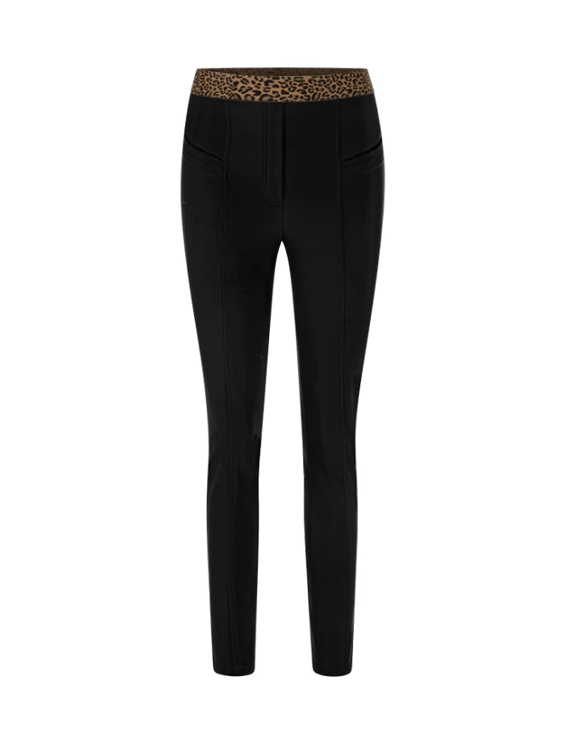 Marc Cain Sofia Scuba Legging With Leo Waistband